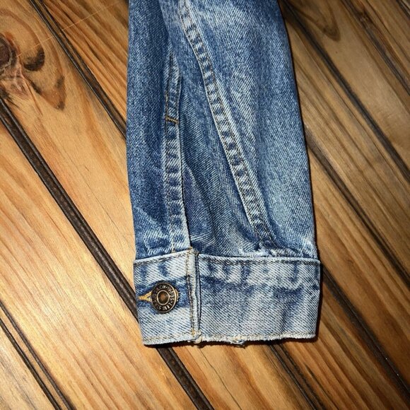 Vintage Levis Denim Trucker Jacket Mens 46 L Type III USA Made 71506-0216 - Picture 9 of 14